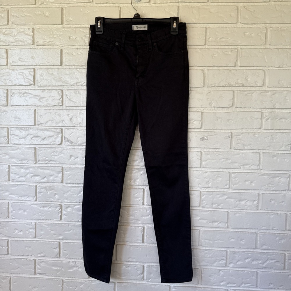 Madewell Women's Pants Black Size 27 Skinny THREAD PULLED ON POCKETS